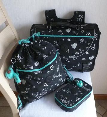 Kipling etui, 6 tot 12 jaar oud, sporttas, pennenetui + apen beschikbaar voor biedingen