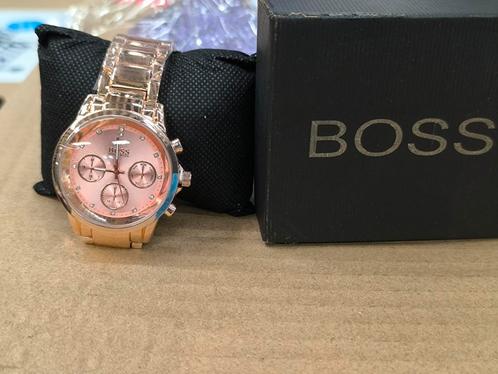 Roségoud dameshorloge - Hugo Boss-stijl, nieuw met doos, Handtassen en Accessoires, Horloges | Dames, Zo goed als nieuw, Polshorloge