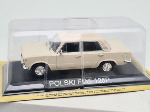 Polski Fiat 125P - DeAgostini 1/43, Hobby en Vrije tijd, Modelauto's | 1:43, Zo goed als nieuw, Auto, Overige merken, Verzenden
