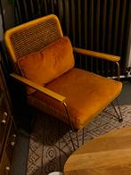 Maison du Monde okerkleurige fluwelen fauteuil, Enlèvement, Comme neuf