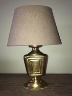 leeslamp massief geel koper tafellamp, Huis en Inrichting, Lampen | Tafellampen, Ophalen of Verzenden