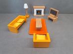 Houten meubeltjes poppenhuis - woonkamer, Verzamelen, Ophalen of Verzenden, Gebruikt, Poppenhuis