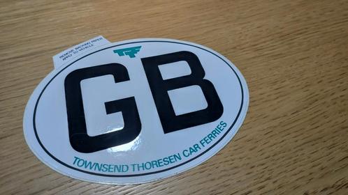 Oldtimer UK Townsend Thoresen sticker., Auto diversen, Autostickers, Ophalen of Verzenden
