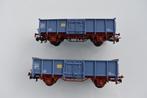 (9G) Märklin HO:  2 open goederenwagons, Wisselstroom, Treinset, Nieuw, Ophalen of Verzenden