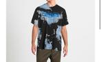 Versace Jeans Couture Tie-Dye Crewneck T-Shirt NIEUW 300$, Zwart, Nieuw, Ophalen of Verzenden, Versace Jeans Couture