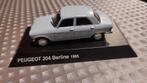 Peugeot 204 miniatuur, Hobby en Vrije tijd, Modelauto's | 1:43, Ophalen of Verzenden, Nieuw