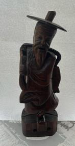 Houten Chinese visser, Antiek en Kunst, Ophalen