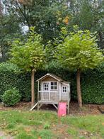 Gratis houten speelhuis, Kinderen en Baby's, Speelgoed | Buiten | Speelhuisjes, Ophalen, Gebruikt, Hout
