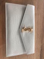 YSL clutch ecru cracco, Verzenden, Zo goed als nieuw
