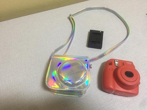 Fujifilm instax mini 8 camera rood incl speciaal tasje ., Audio, Tv en Foto, Fotocamera's Analoog, Ophalen of Verzenden