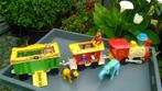 Fisher Price Vintage Circustrein met dieren en personen, Met geluid, Ophalen of Verzenden