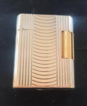 Dupont - Art Deco aansteker Soubreny - zilver-goud beschikbaar voor biedingen