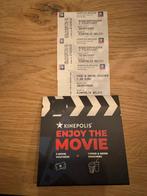 Bioscoop tickets Kinepolis (filmdoosje 2.1), Tickets & Billets