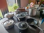 Casseroles et poêles à wok Fissler, poêle avec couvercle, ca, Maison & Meubles, Enlèvement, Utilisé, Ensemble de casseroles