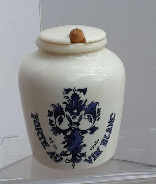 Joli pot à moutarde Vintage Dijon + cuillère/cuillère en boi, Antiquités & Art, Antiquités | Céramique & Poterie, Enlèvement ou Envoi