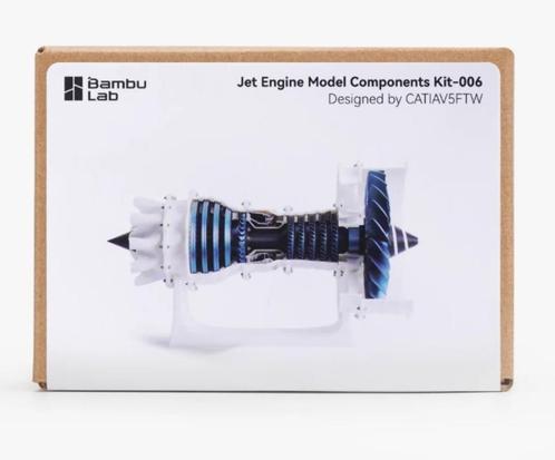 Bambu Lab Jet Engine Model Components Kit 006, Hobby en Vrije tijd, Modelbouw | Vliegtuigen en Helikopters, Nieuw, Ophalen of Verzenden