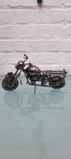 Decoratie miniatuur motor - ijzer, Decoratie miniatuur moto