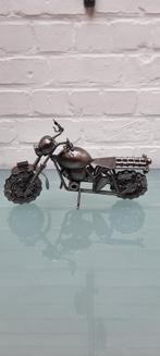 Decoratie miniatuur motor - ijzer, Motoren, Ophalen of Verzenden