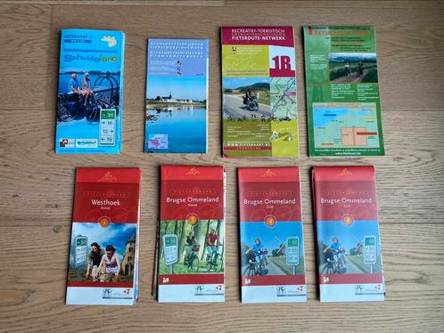 Verschillende fietskaarten, Boeken, Atlassen en Landkaarten, Gelezen, Overige typen, 2000 tot heden, Ophalen of Verzenden
