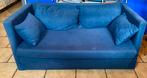 Canapé-lit à vendre, Maison & Meubles, Enlèvement, Utilisé, Bleu