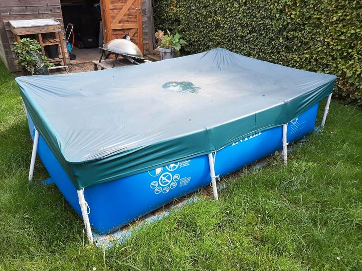 Intex opzet zwembad, Jardin & Terrasse, Piscines, Utilisé, Piscines hors sol, Moins de 80 cm, 200 à 400 cm, 200 à 300 cm, Rectangulaire