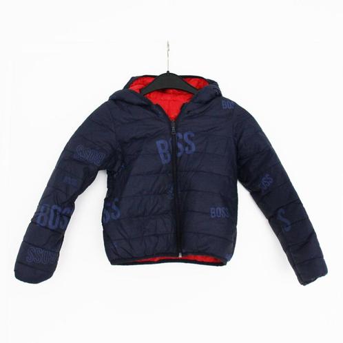 Gewatteerde Hugo Boss Jas Met Capuchon -0 (Maat 6-114) €55,-, Kinderen en Baby's, Kinderkleding | Maat 116, Zo goed als nieuw