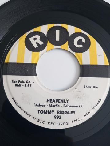 TOMMY RIDGLEY. HEAVENLY.  POPCORN OLDIES USA 45T, Enlèvement ou Envoi, Comme neuf