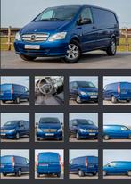 Mercedes Vito 3.0 V6 124cdi, lichte vracht, Auto's, Mercedes-Benz, Automaat, Zwart, Blauw, Diesel