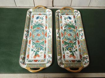 2x cake serveer schalen van porcelaine de baudour beschikbaar voor biedingen