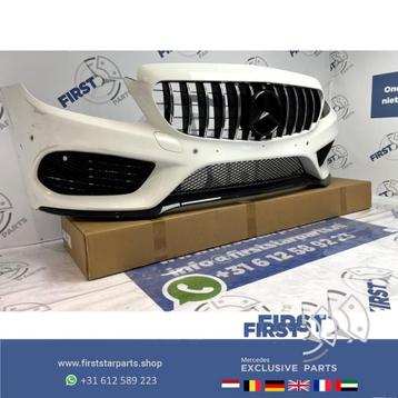 W205 C43 AMG VOORBUMPER + GT GRIL Mercedes C Klasse WIT COMP beschikbaar voor biedingen