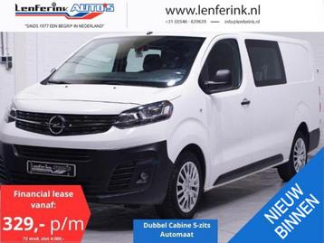 Opel Vivaro 2.0 CDTI 122 pk L3 Dubbel Cabine Automaat Airco  disponible aux enchères