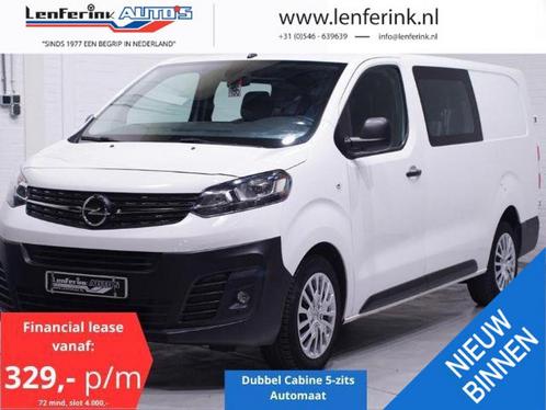 Opel Vivaro 2.0 CDTI 122 pk L3 Dubbel Cabine Automaat Airco, Autos, Camionnettes & Utilitaires, Entreprise, ABS, Air conditionné