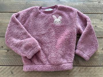 H&M, zachte, warme roze trui maat 122 - 128 beschikbaar voor biedingen