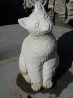stenen beeld van een kat, geweldige prijs! 40 te koop 15 eur, Steen, Ophalen of Verzenden, Zo goed als nieuw, Dierenbeeld