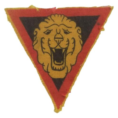 Belgisch verzet - kenteken 'Leeuw', Verzamelen, Militaria | Tweede Wereldoorlog, Overige soorten, Embleem of Badge, Ophalen of Verzenden