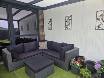 Loungeset bois le duc, Tuin en Terras, Ophalen, Zo goed als nieuw, Loungeset
