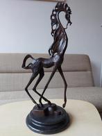 Bronzen Beeld Paard Cheval Salvador Dali Gesigneerd, Antiquités & Art, Art | Sculptures & Bois, Enlèvement ou Envoi
