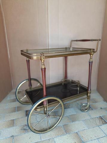 Antiek serveerwagen, vintage bedienings trolley, koffie/thee beschikbaar voor biedingen