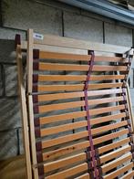 2 Elektrische lattenbodems, Ophalen, 90 cm, Eenpersoons, Bruin