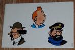 Tintin autocollant Atlas Hergé Kuifje strip sticker, Verzamelen, Ophalen of Verzenden, Plaatje, Poster of Sticker, Zo goed als nieuw