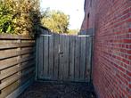 Houten tuinpoort, Tuin en Terras, Ophalen, Gebruikt, Hout, Draaipoort