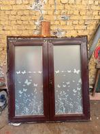 Fenêtre en bois double vitrage, Ophalen of Verzenden, Zo goed als nieuw, Dubbelglas