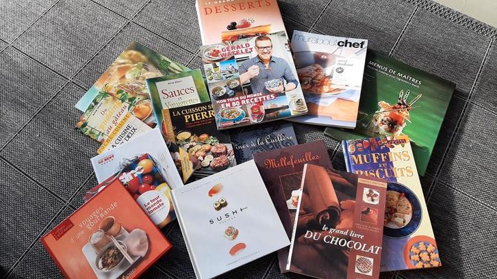 Lot de 17 livres de cuisine, Boeken, Kookboeken, Zo goed als nieuw, Ophalen of Verzenden