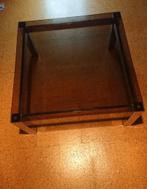 glazen salontafel, Huis en Inrichting, Ophalen, Gebruikt, 50 tot 100 cm, 100 tot 150 cm