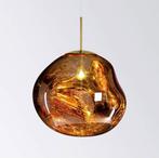 Nieuw geblazen glas goud hanglamp lava gouden led-lamp 40CM, Huis en Inrichting, Nieuw, Glas, Ophalen of Verzenden