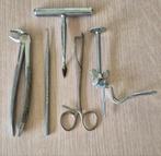 Set vintage tandheelkundig gereedschap/instrumenten 70/80, Ophalen, Gebruikt