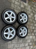 Audi A4 velgen met winterbanden, Ophalen, 16 inch, Winterbanden, Velg(en)