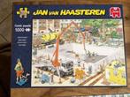 Puzzel Jan Van Haasteren 1000 stukjes BIJNA KLAAR?, Ophalen of Verzenden, 500 t/m 1500 stukjes, Legpuzzel, Zo goed als nieuw