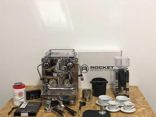 Rocket R58 espressomachine + molen, Elektronische apparatuur, Koffiezetapparaten, Gebruikt, Koffiebonen, Espresso apparaat, Stoompijpje
