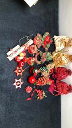Assortiment rode kerstversiering, Diversen, Verzenden, Gebruikt